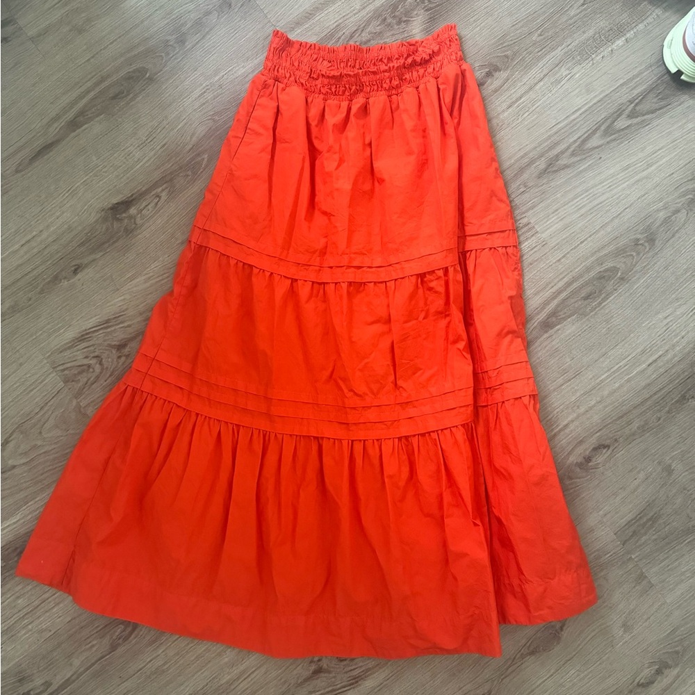 Quince orange skirt